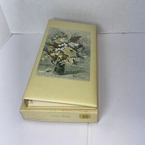 Vintage 1970's American Greetings Photo Album Book Front Floral Print